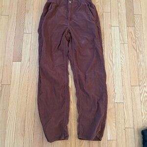 American Eagle Outfitters Rust Corduroy Pants